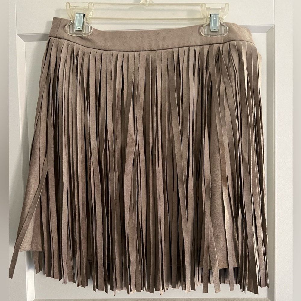 BB Dakota Fridge Suede Mini Skirt